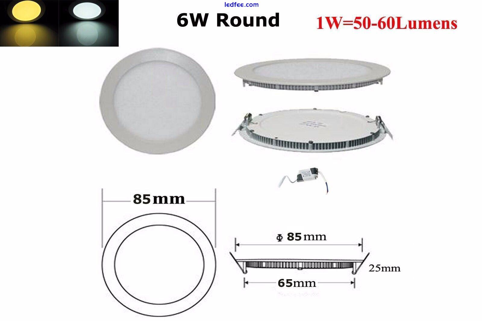 Dimmable Recessed LED Panel Light Epistar 9W 12W 15W 18W 21W Ceiling Down Lights 4 