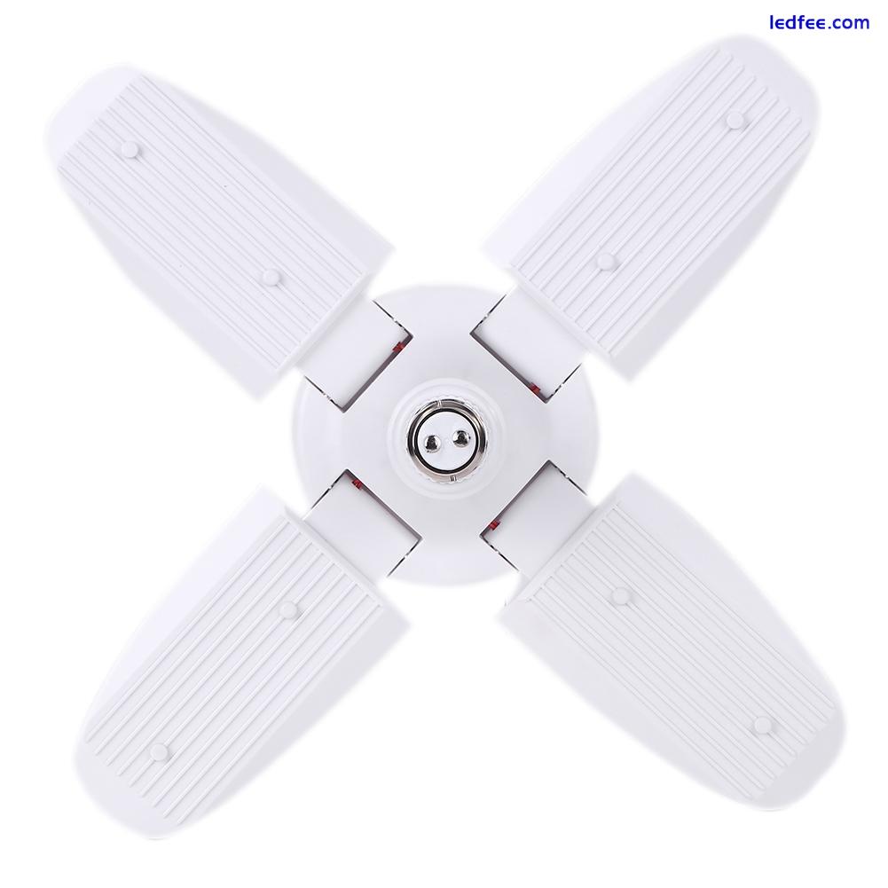 60W B22 Deformable LED Garage Light Adjustable Ceiling Lamp (Cold White) ~G 4 