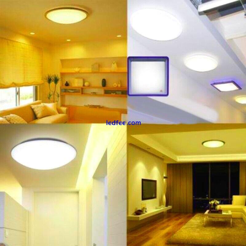 5730 LED Ceiling Light Circle Shape Panel 12/15/18W Fixture Lamp 3 