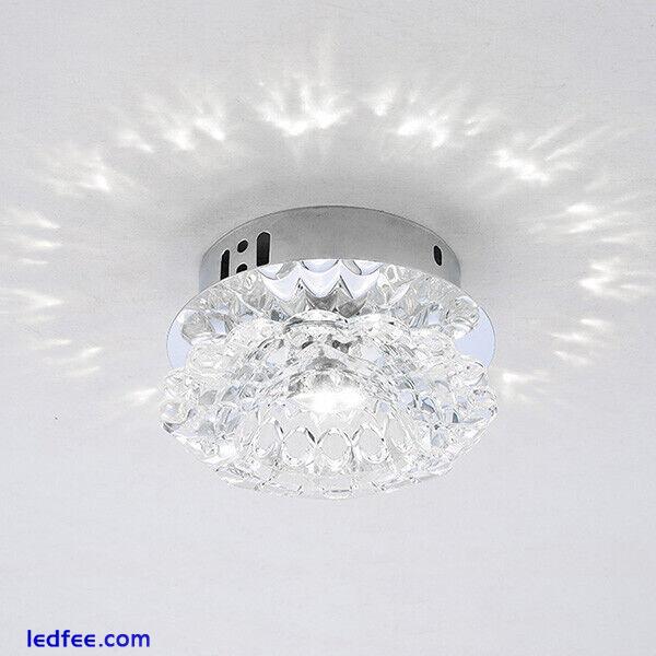 K9 Crystal LED Ceiling Light Fixture Surface Mount Recessed Lamp Corridor Aisle 4 