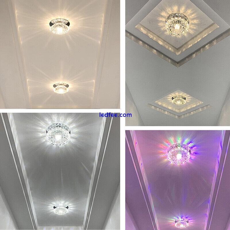 K9 Crystal LED Ceiling Light Fixture Surface Mount Recessed Lamp Corridor Aisle 2 