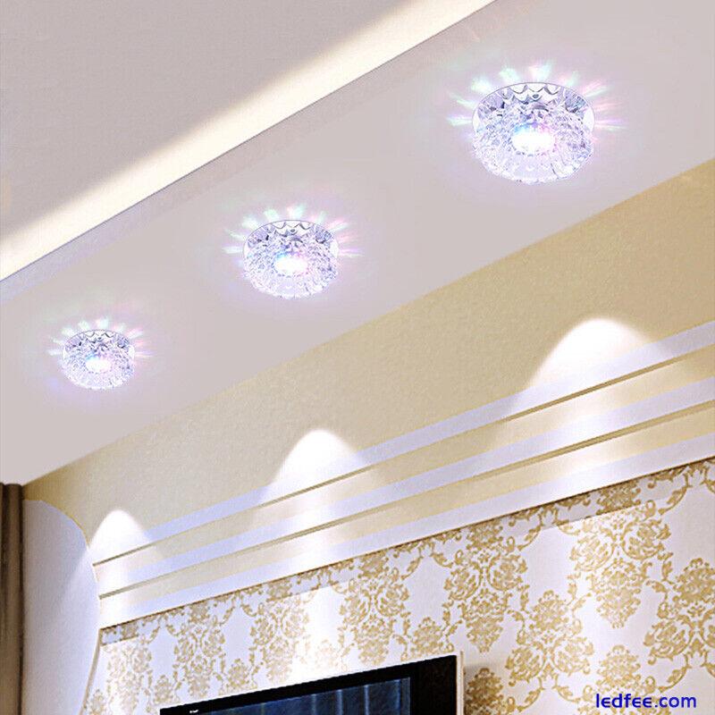 K9 Crystal LED Ceiling Light Fixture Surface Mount Recessed Lamp Corridor Aisle 0 