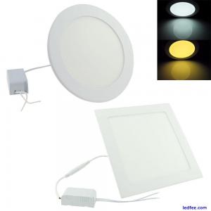 Dimmable Recessed LED Panel Light Epistar 9W 12W 15W 18W 21W Ceiling Down Lights