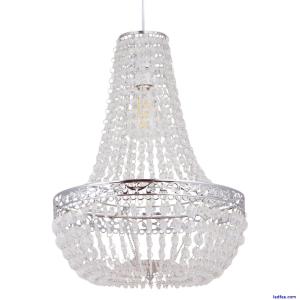 Modern Large Chandelier Style Easy Fit Pendant Ceiling Lightshade Arylic Crystal