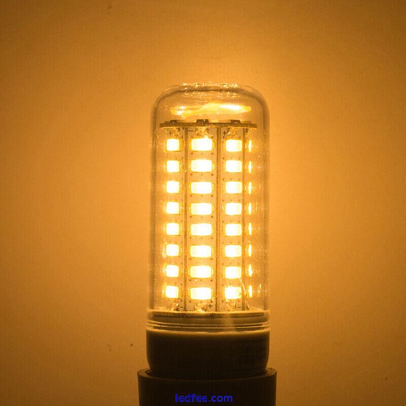 E14 E27 B22 G9 12W 15W LED Corn Light Bulb, Screw Socket, White Lamp, 220V-240V 3 