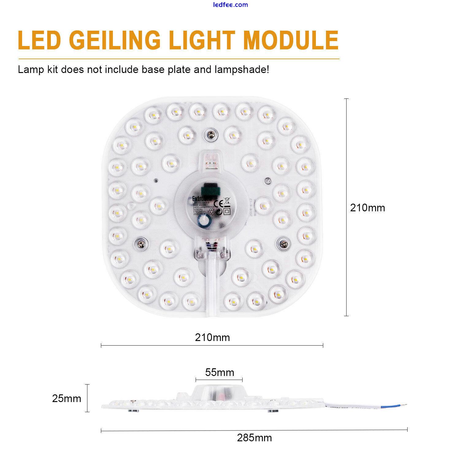 Module LED Ceiling Light AC220V Surface Mounted Kitchen Bedroom Lamp Supply 32W 0 