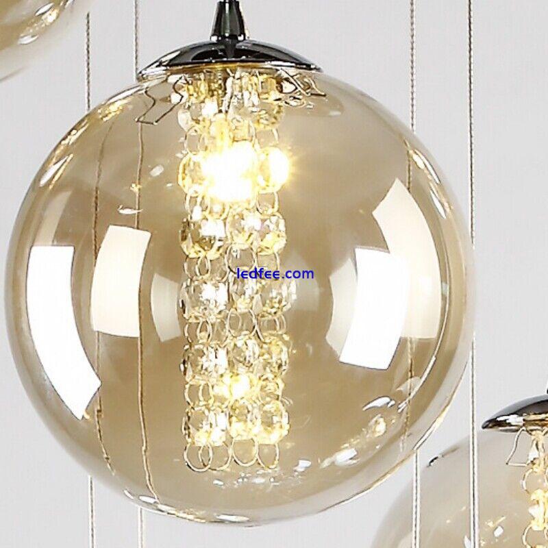 Hotel Chandelier Lighting Shop Lamp Glass Pendant Light Bar Stair Ceiling Lights 0 