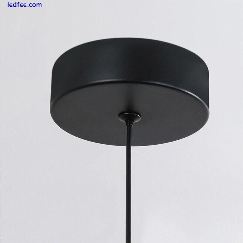 LED Pendant Light Kitchen Lamp Home Black Chandelier Lighting Bar Ceiling Lights 3 