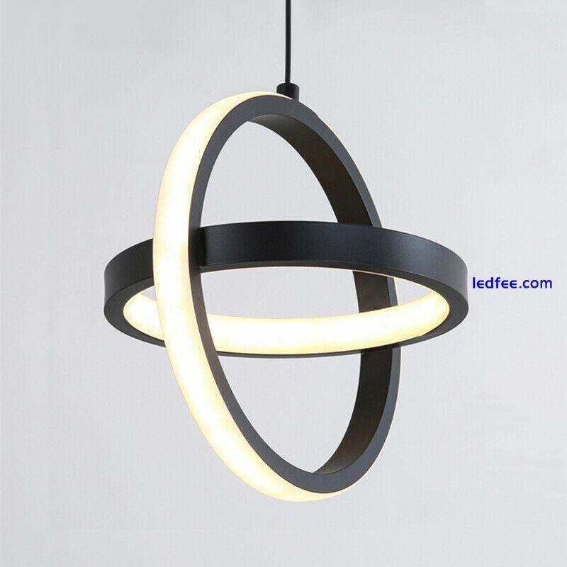 LED Pendant Light Kitchen Lamp Home Black Chandelier Lighting Bar Ceiling Lights 1 