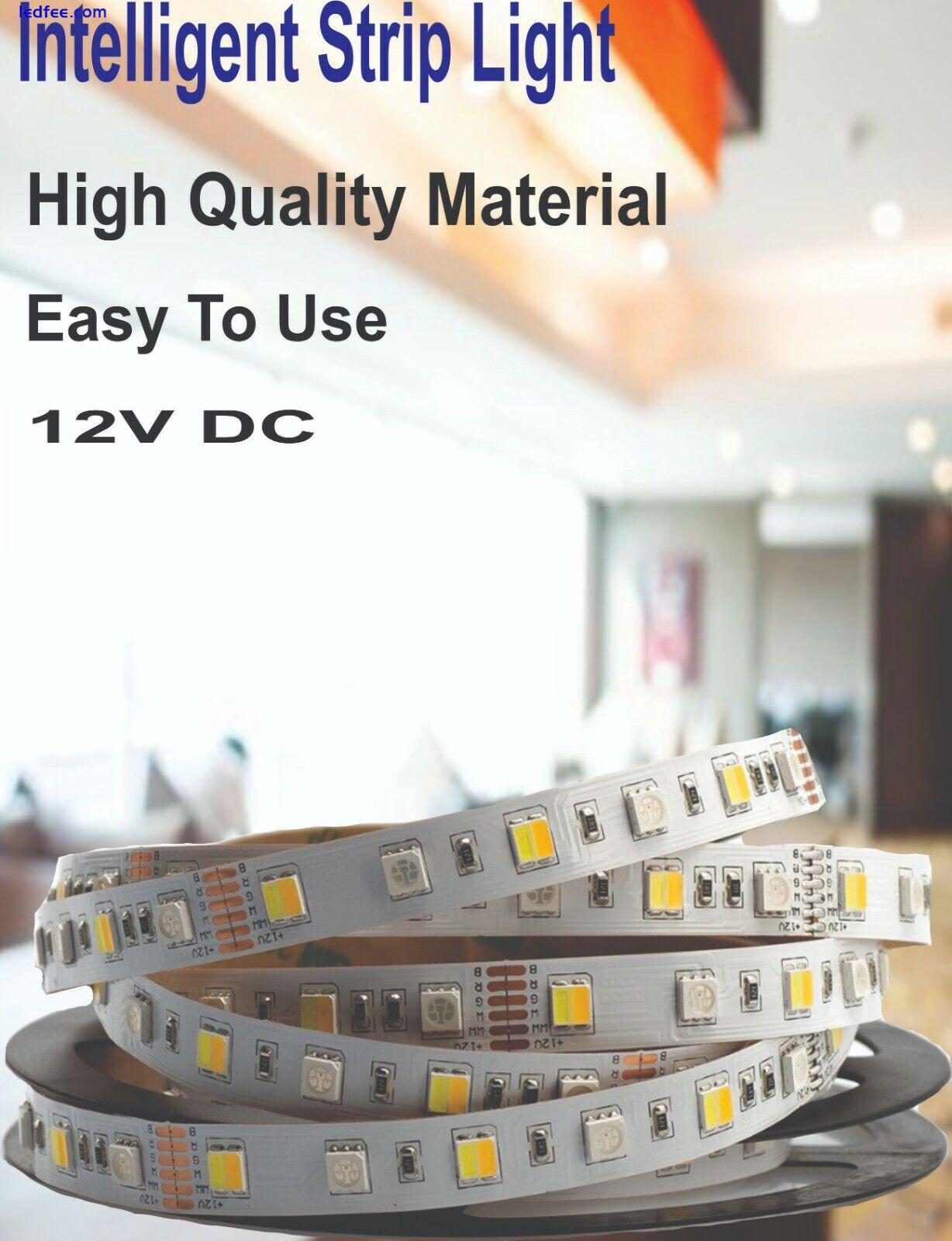 Premium Quality Ultra Bright Cool White 12V LED Strip Lights Water Resistant 0 