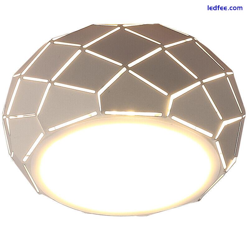 LED Ceiling Light Fixture Flush/Surface Mount Lamp Round Pineapple Shape Hallway 4 