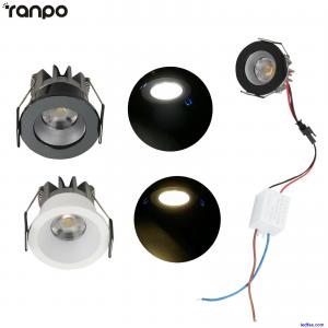 Mini 3W Dimmable LED COB Recessed Ceiling Downlight Spotlight Lamps + Driver BC