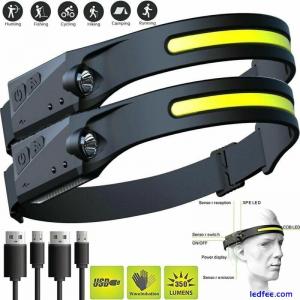 COB LED Headlamp Headlight Tor...