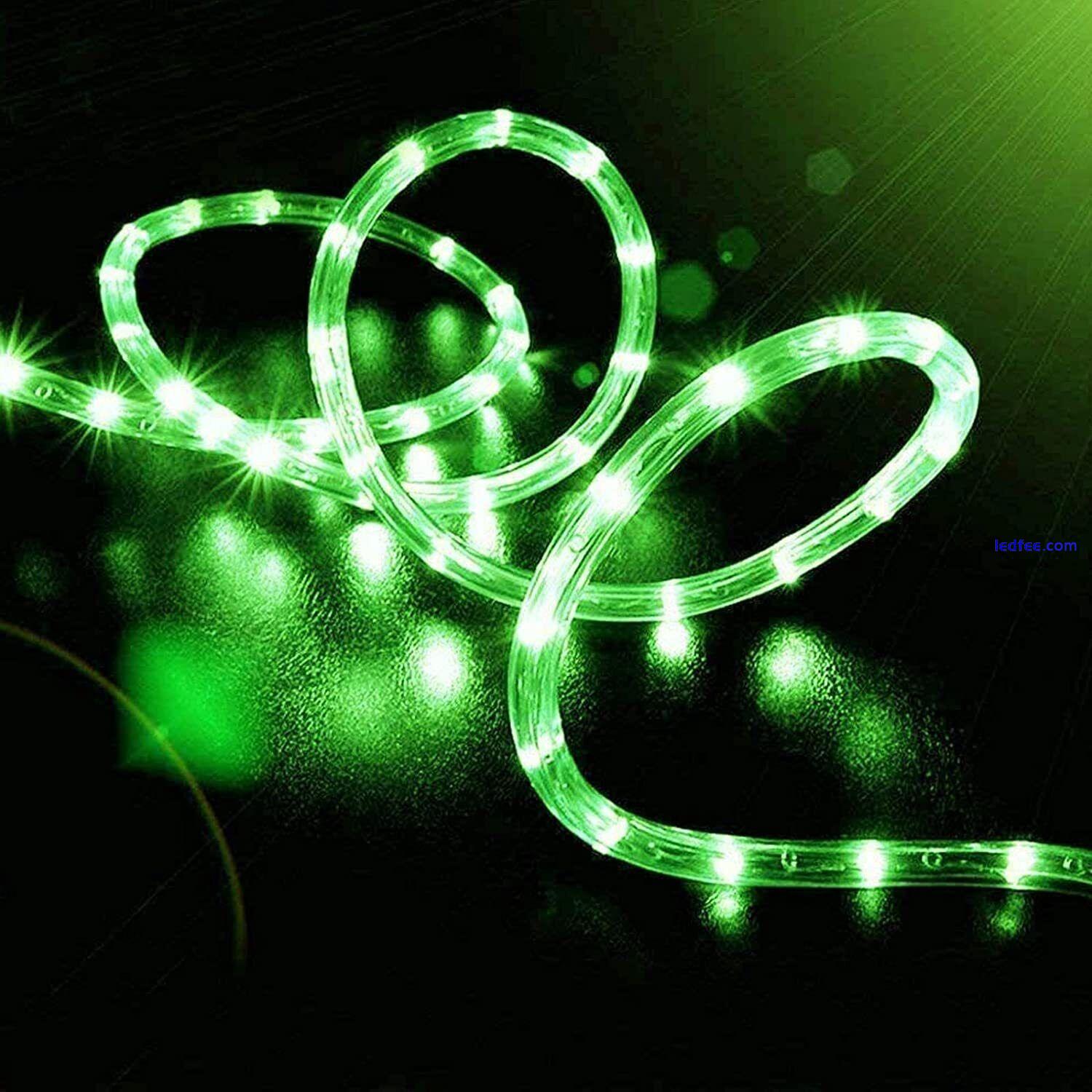 22M Solar LED Rope Tube Fairy String Light Strip Waterproof Outdoor Garden Patio 3 