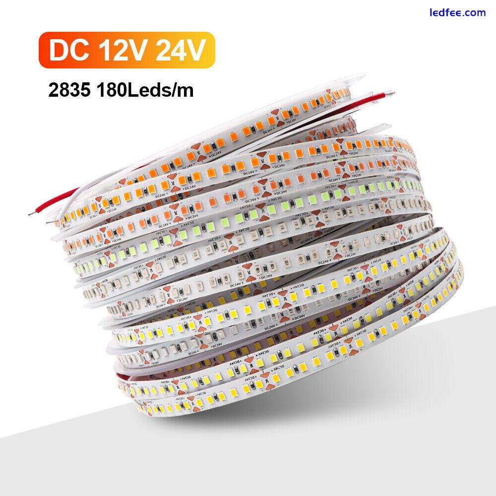 2835 Super Bright 5M 10M 900 1800 LED Strip Lights DC12V/24V Lamp Self-adhesive 0 