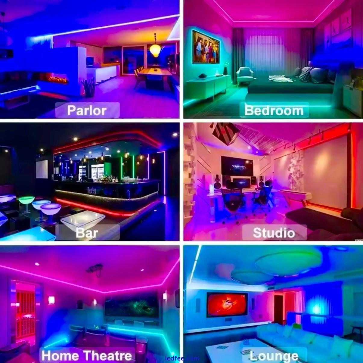 1-30m 5V USB 5050 RGB Smart LED Strip Lights + IR Controller (Alexa Compatible✅) 5 