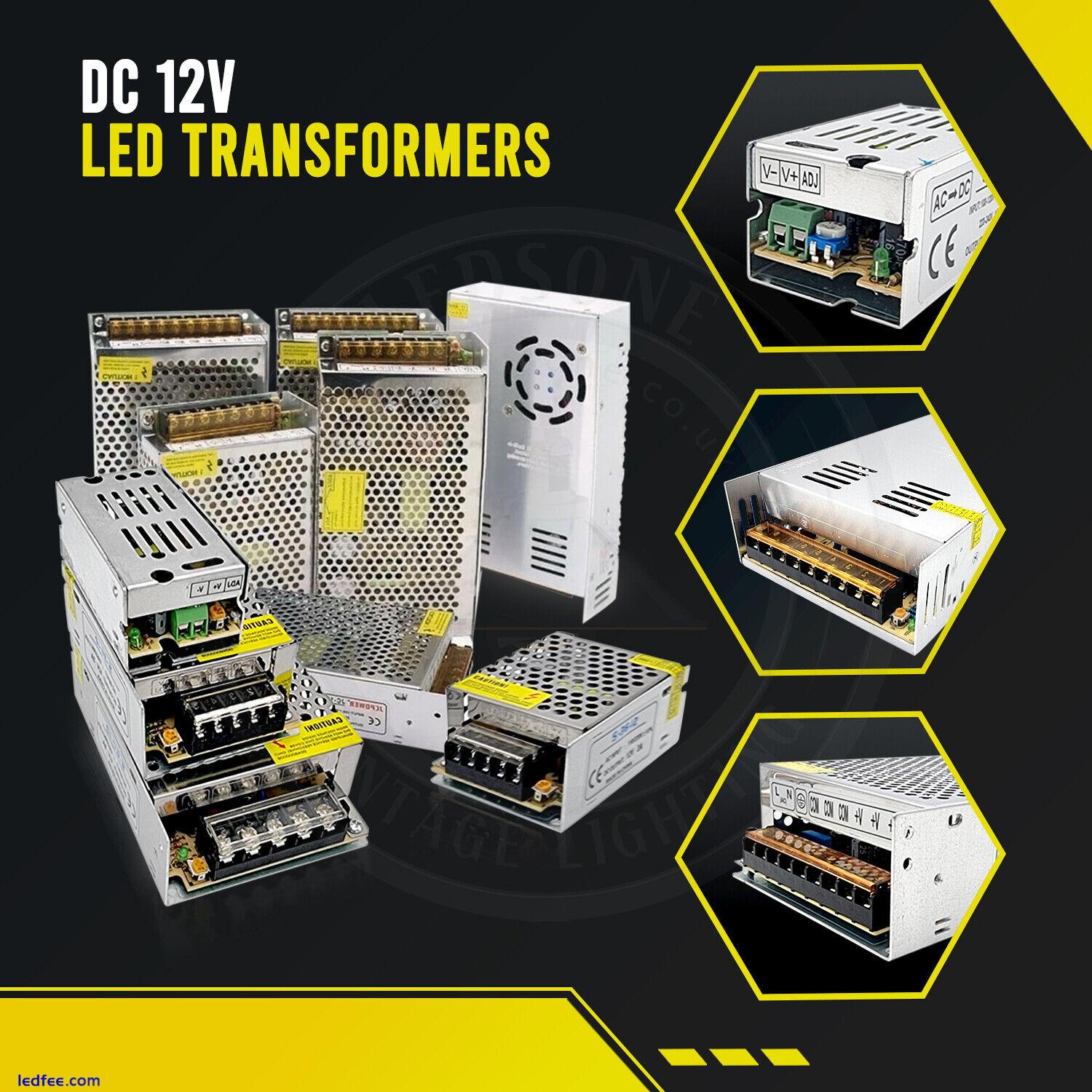 DC 5V/12V/24V LED Transformer 240V 12W-720W LED Power Supply IP20 LED Driver PSU  | eBay UK 1 