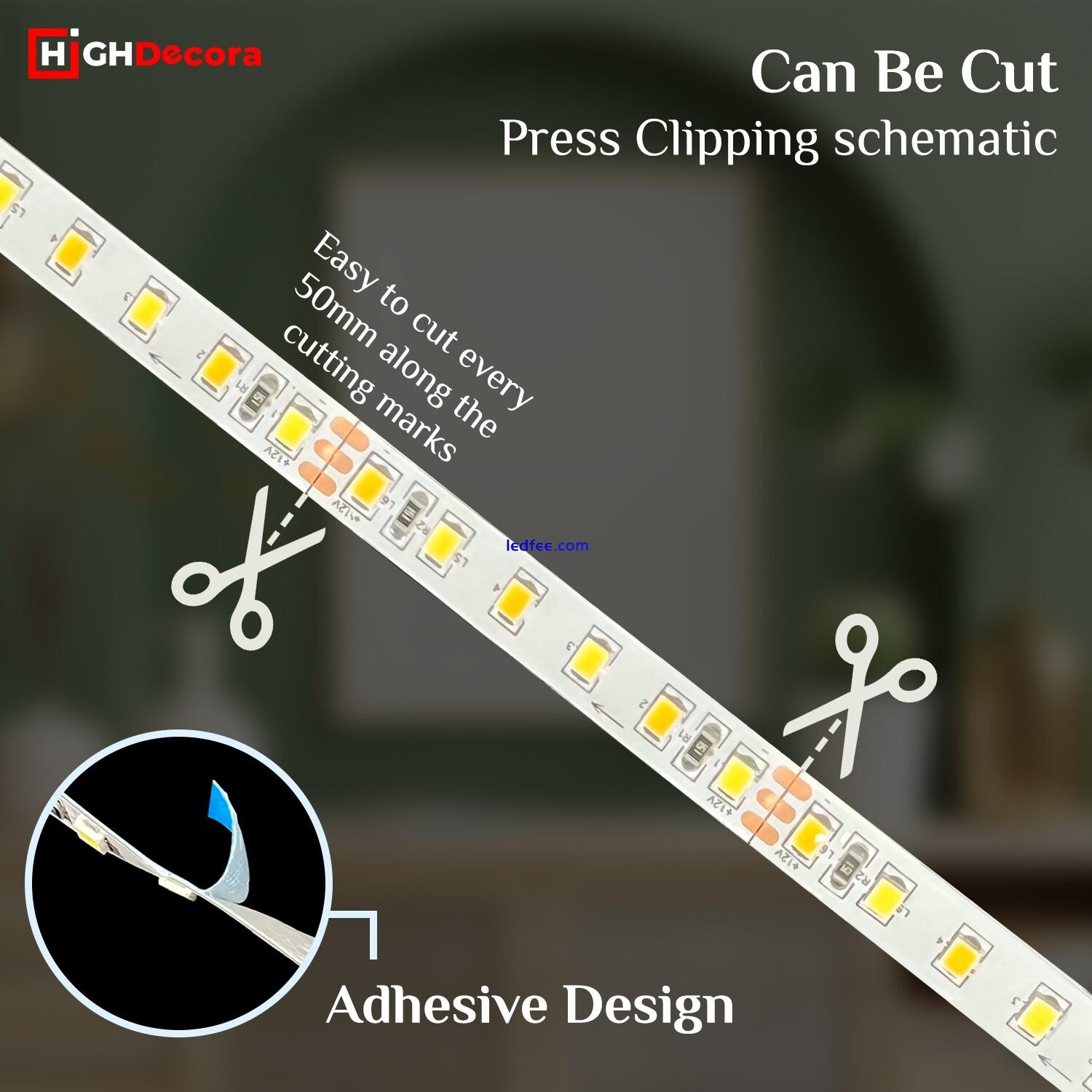 LED Strip Light 5m Tunable Remote, UK Power Plug, Warm White to Cool, Adhesive  | eBay UK 0 