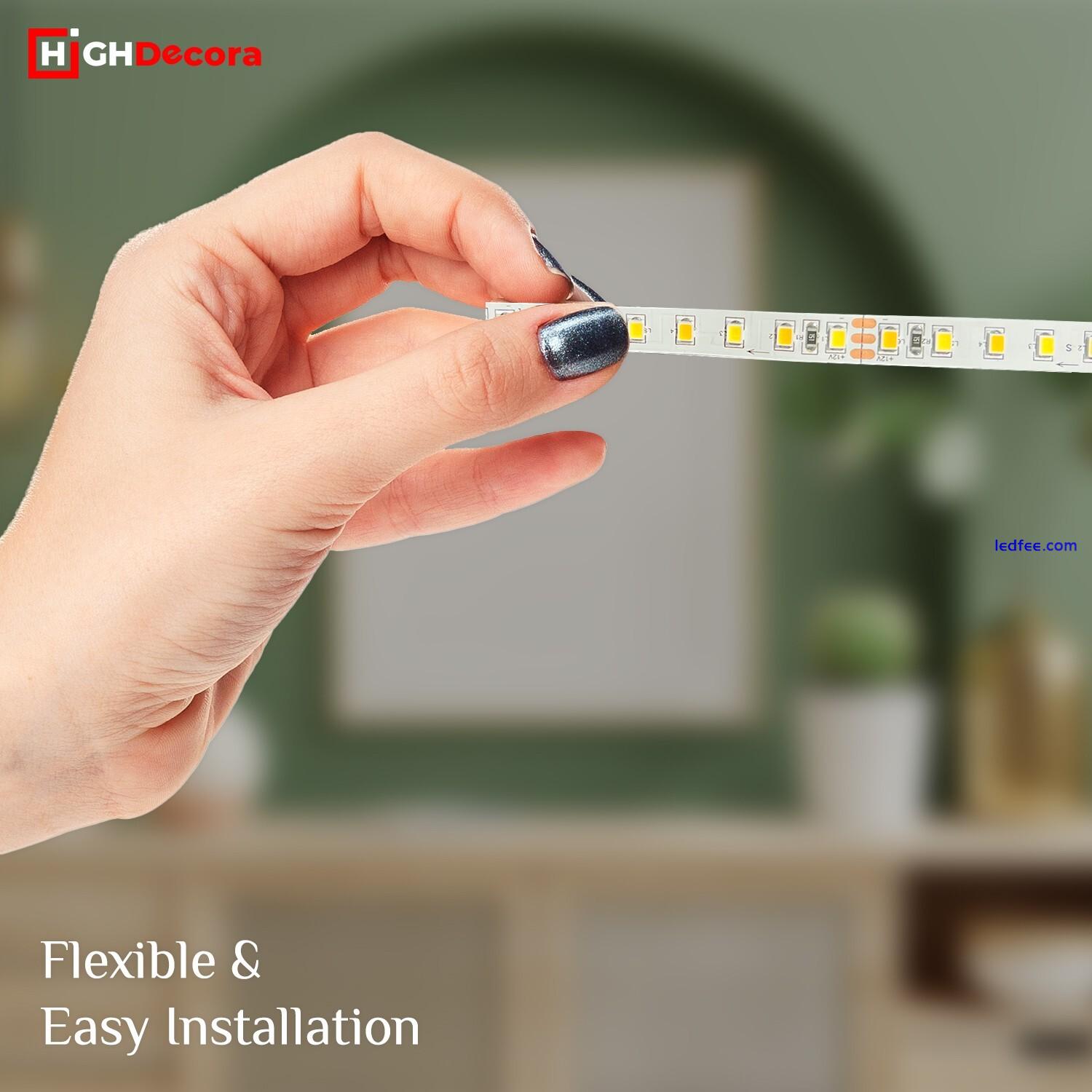 LED Strip Light 5m Tunable Remote, UK Power Plug, Warm White to Cool, Adhesive  | eBay UK 1 