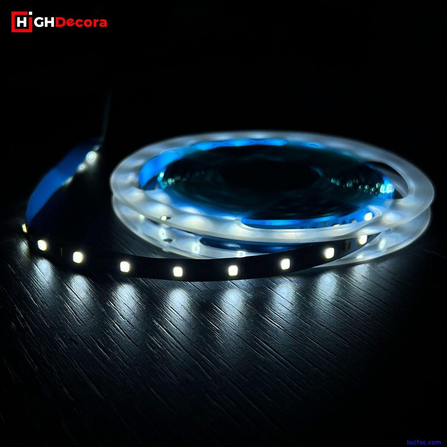 LED Strip Light 5m Tunable Remote, UK Power Plug, Warm White to Cool, Adhesive  | eBay UK 2 