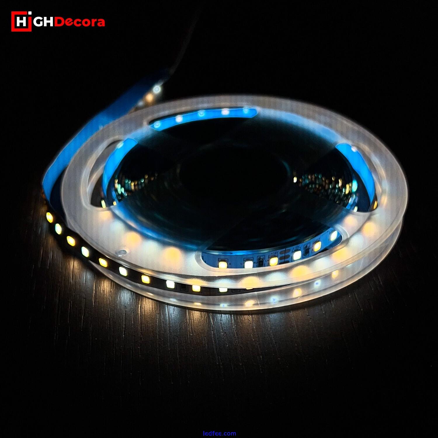 LED Strip Light 5m Tunable Remote, UK Power Plug, Warm White to Cool, Adhesive  | eBay UK 3 
