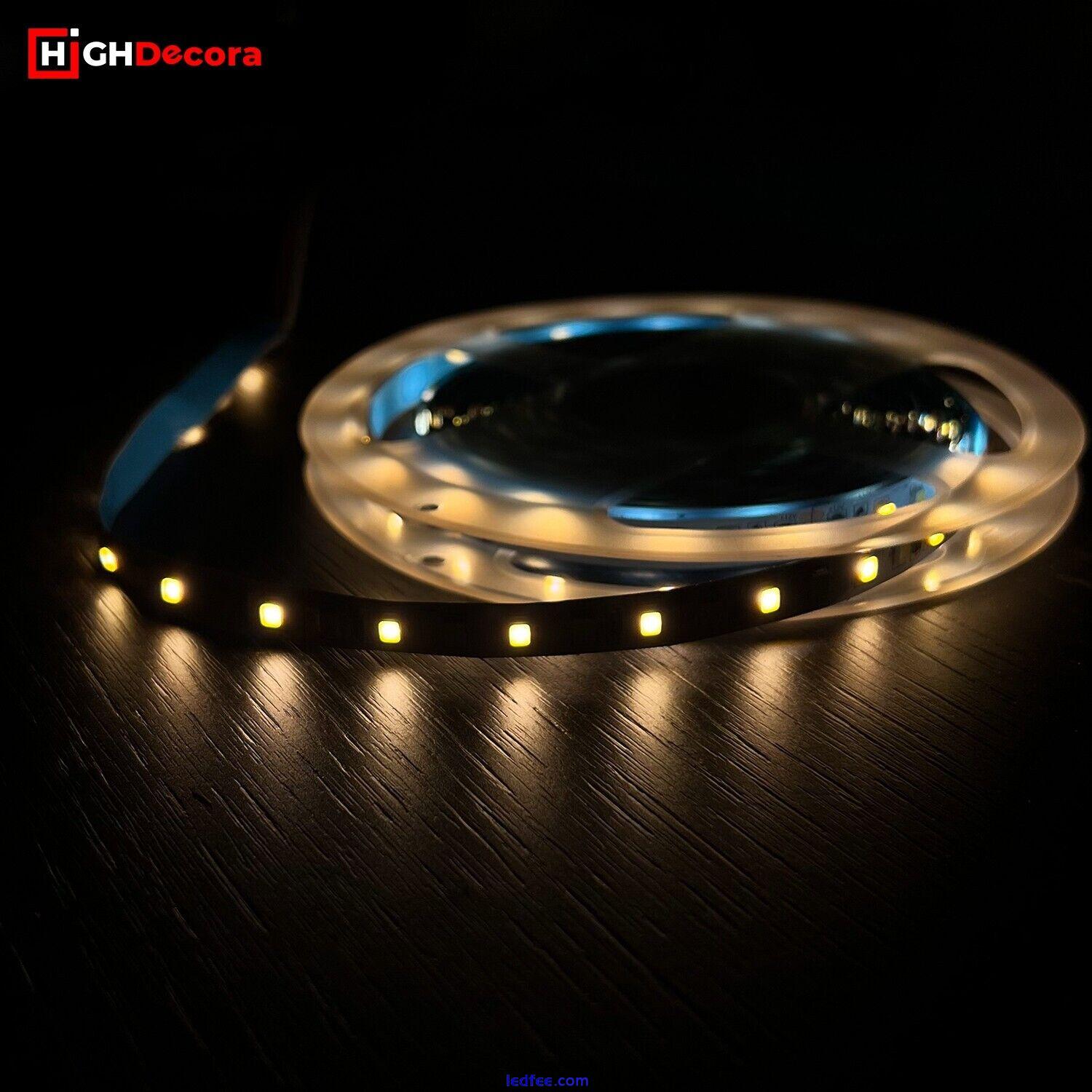 LED Strip Light 5m Tunable Remote, UK Power Plug, Warm White to Cool, Adhesive  | eBay UK 4 