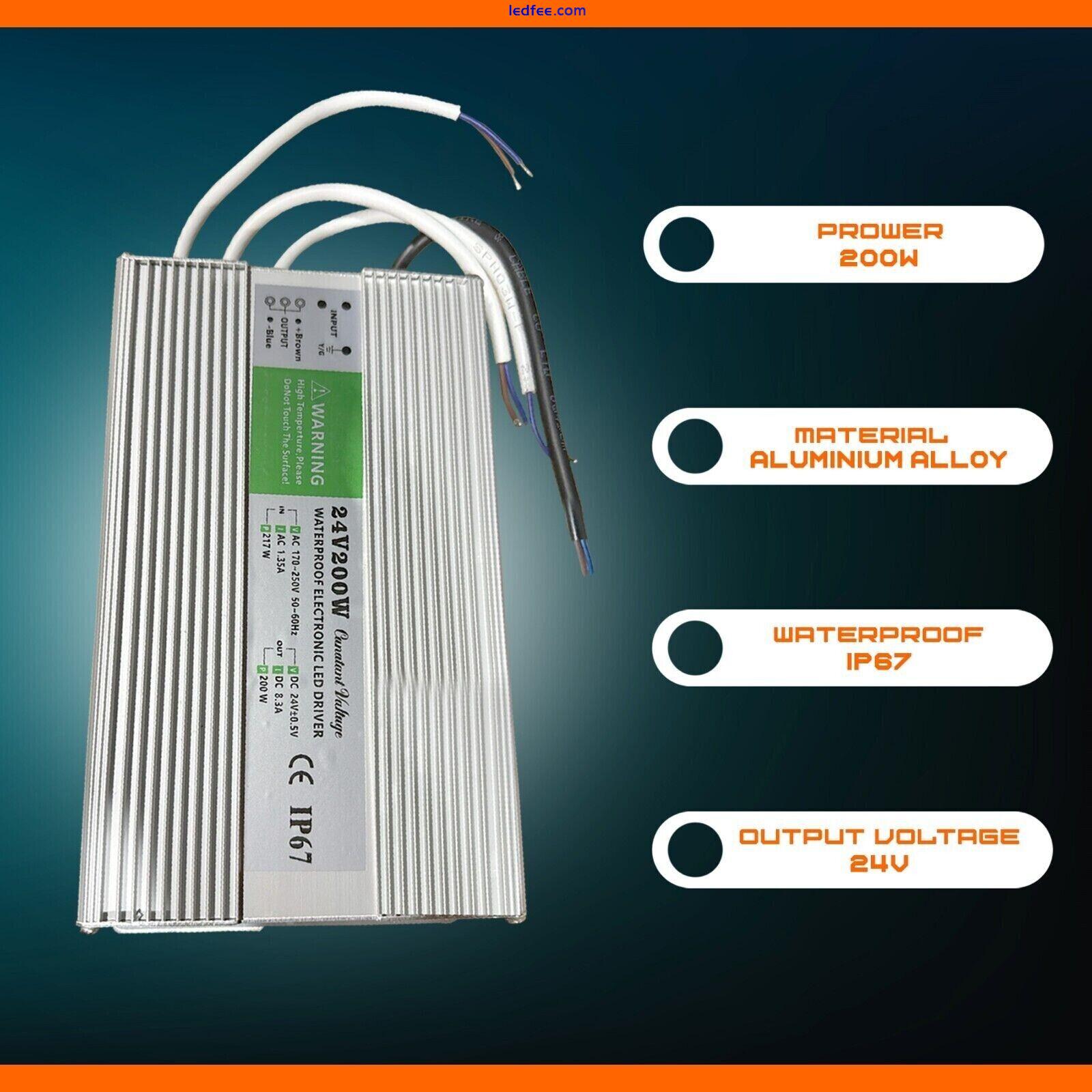 Waterproof LED Driver Power Supply Transformer DC12V/24V IP67 for LED Strip 240V  | eBay UK 3 