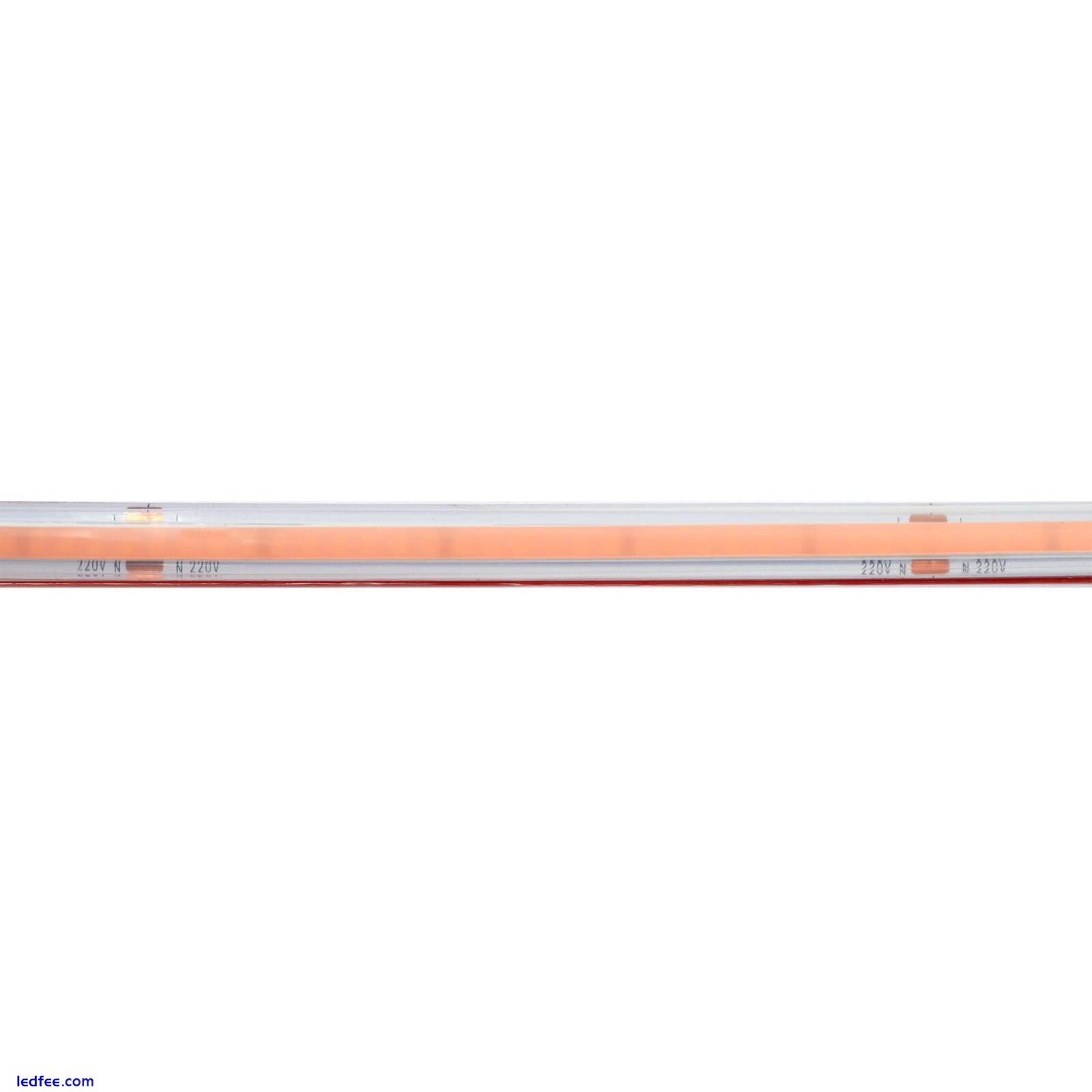Plug & Play LED COB AC Strip Light Seamless IP65 220V-240V 10mm Wide 10cm/Cut  | eBay UK 2 