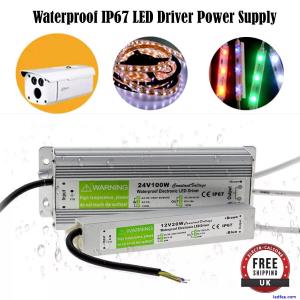 Waterproof LED Driver Power Supply Transformer DC12V/24V IP67 for LED Strip 240V  | eBay UK