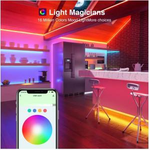 16.4FT Gosund LED Smart Strip Lights 5050 RGB Colour Chang Cabinet Kitchen TV  | eBay UK