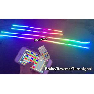 JHB 2PCS 4FT+2PCS 6.5FT Remote APP CHASING FLOWING Underglow LED Strips Lights K  | eBay UK