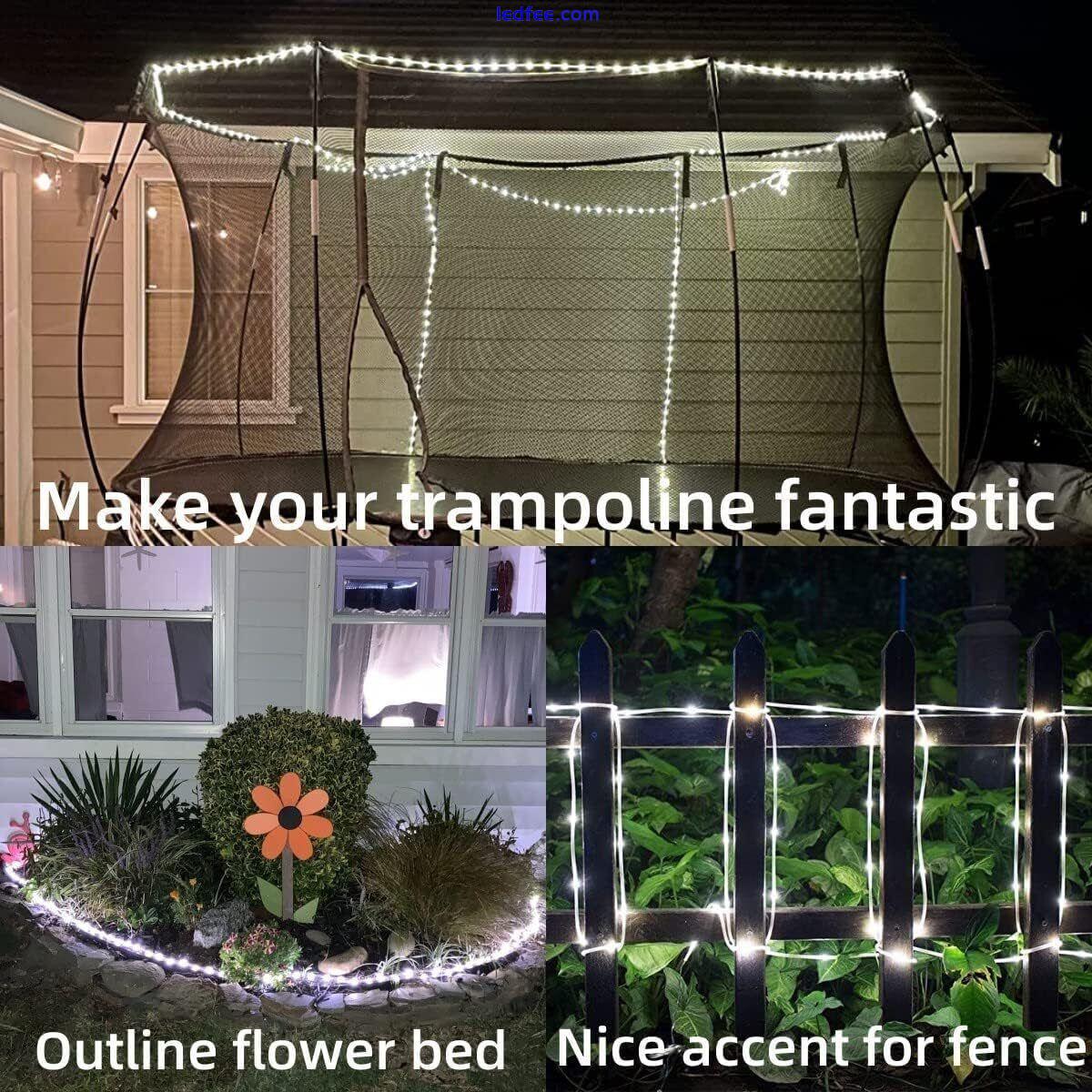 Solar LED Powered Fairy String Rope Strip Lights Waterproof Outdoor Garden Patio  | eBay UK 3 