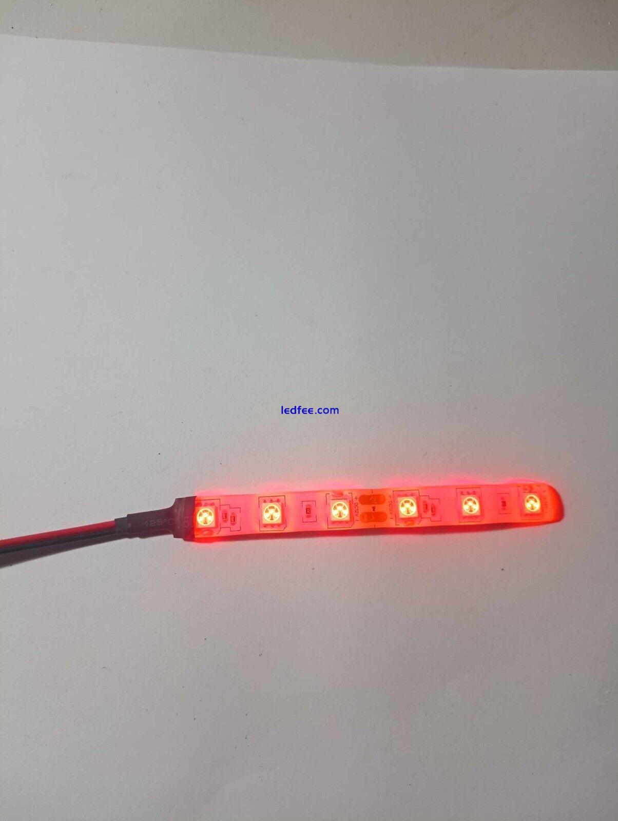 LED Strip Light 12V Car Caravan Boat White Blue Red Green  10cm  | eBay UK 2 