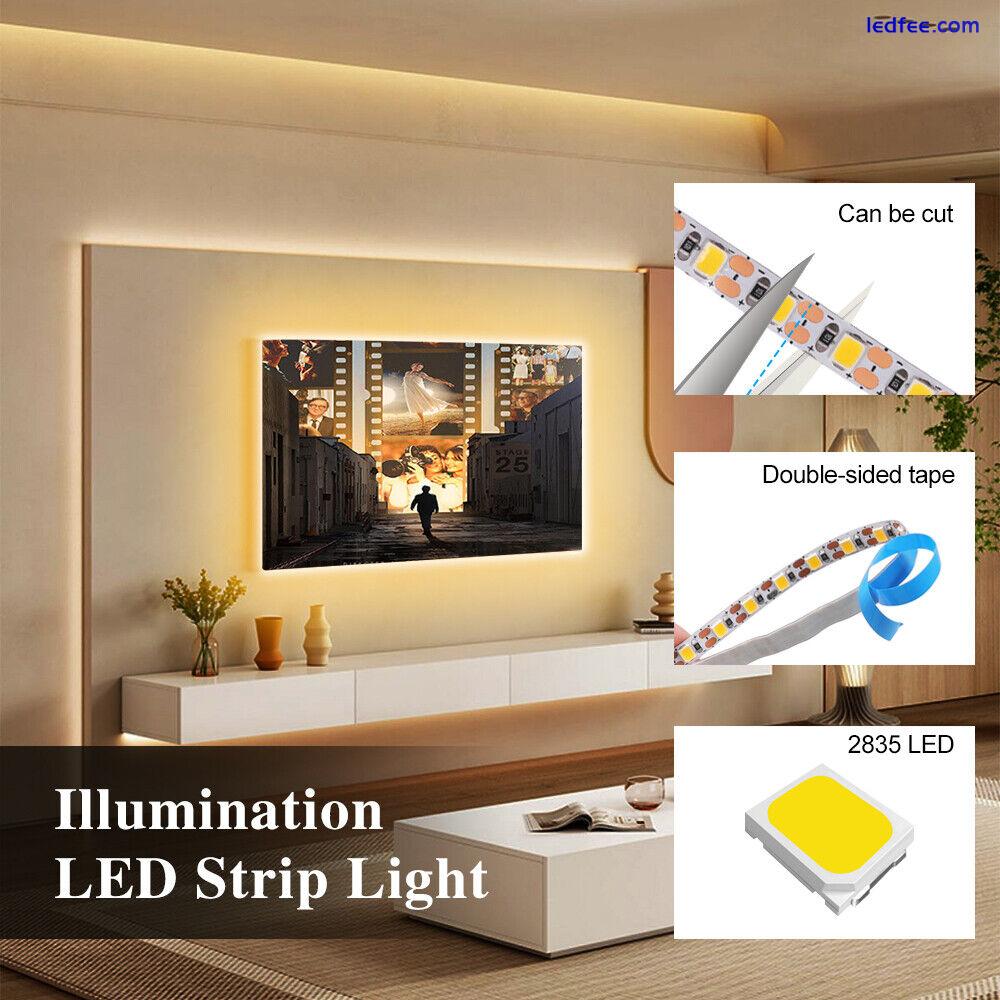 LED Strip Lights USB 2835 120LEDs/m 3mm 5mm 8mm Tape Kitchen Cabinet TV Lighting 3 