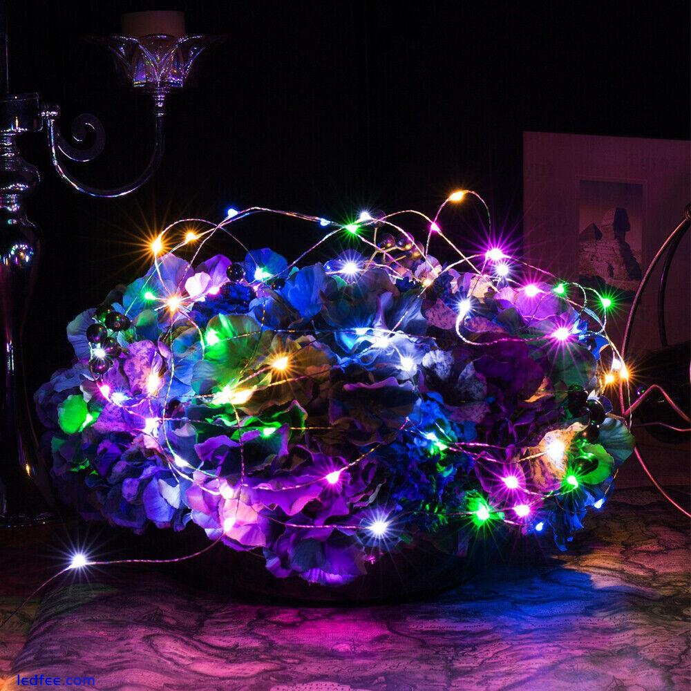 USB flash LED String Fairy Lights 5/10/20M 11key RF remote Copper Wire Party 5 