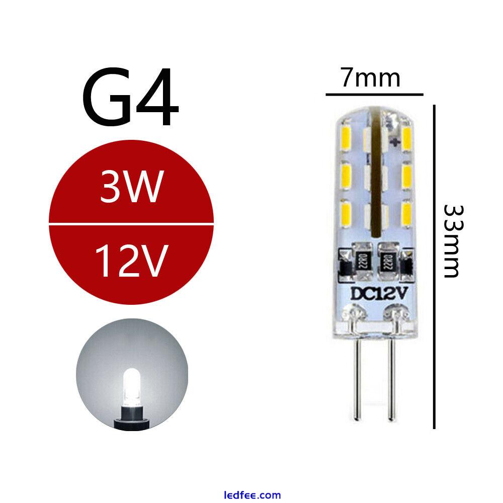 G4 LED Bulbs 3W Bulb Replacement fo Capsule Halogen Bulb 12V DC SMD Light Lamp 0 