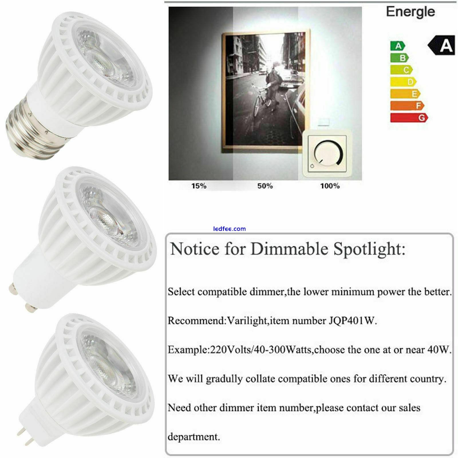 Dimmable LED Spot Light Bulbs 15W MR16 E27 GU10 E26  220V White Home Lamp xhg-15 2 