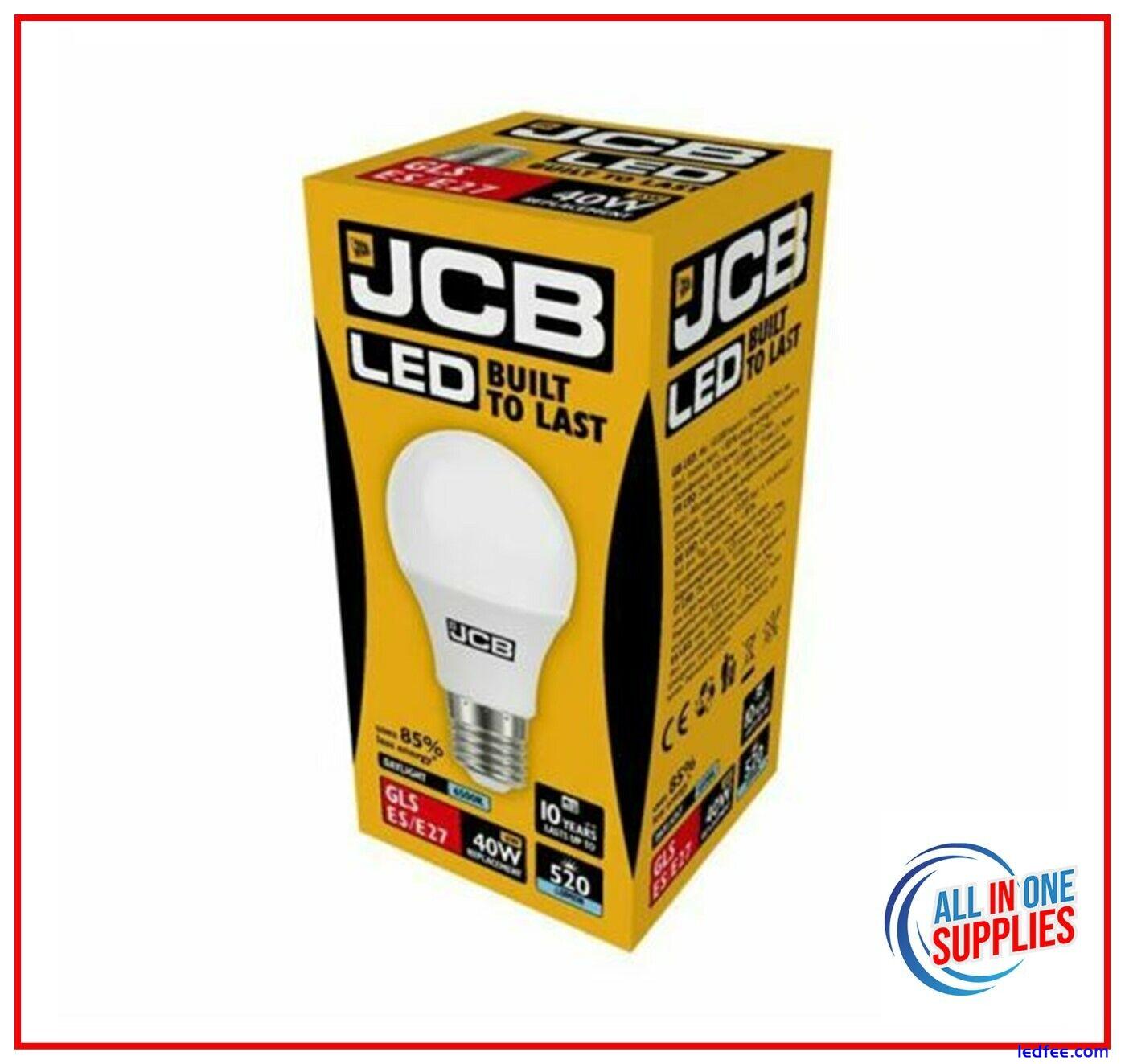 ENERGY SAVING JCB LED GLS LIGHT Bulbs 4.9w = 40w 8.5W=60W 14w=100W BC B22 ES E27 2 