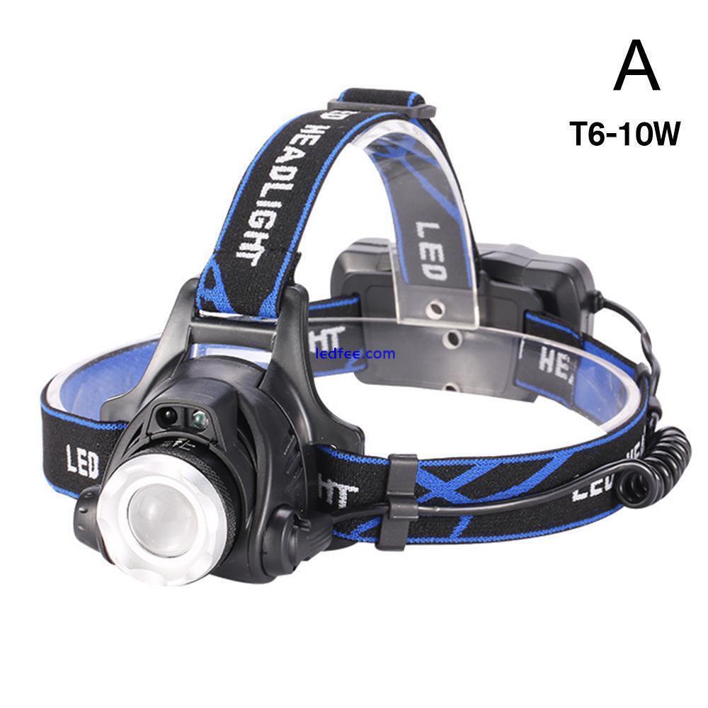 990000LM LED Headlamp Rechargeable Headlight Head Torch Focus-Light P1E1 2 