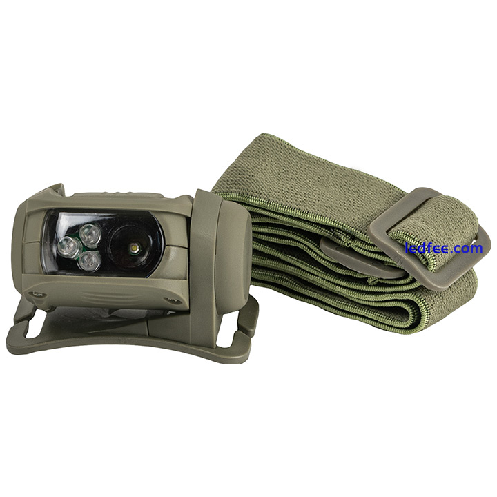 Viper Special Ops Head Torch Molle Compatible LED White Red Bulb Tactical 4 