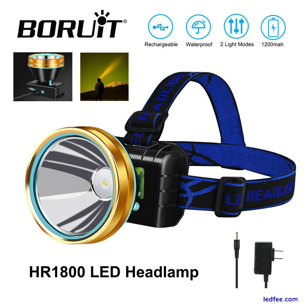 Super Bright LED Headlamp Rechargeable Headlight Head Torch Large Light Cup Lamp 1 