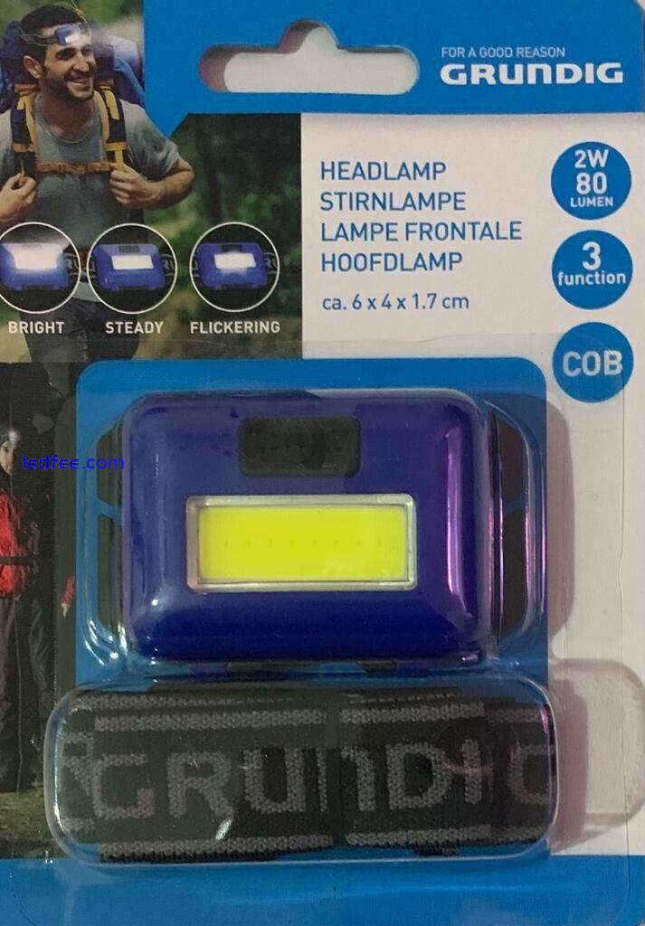 80 Lumen COB Head Lamp Light Flickering Bright Light 3 function 2 w Head Torch 0 