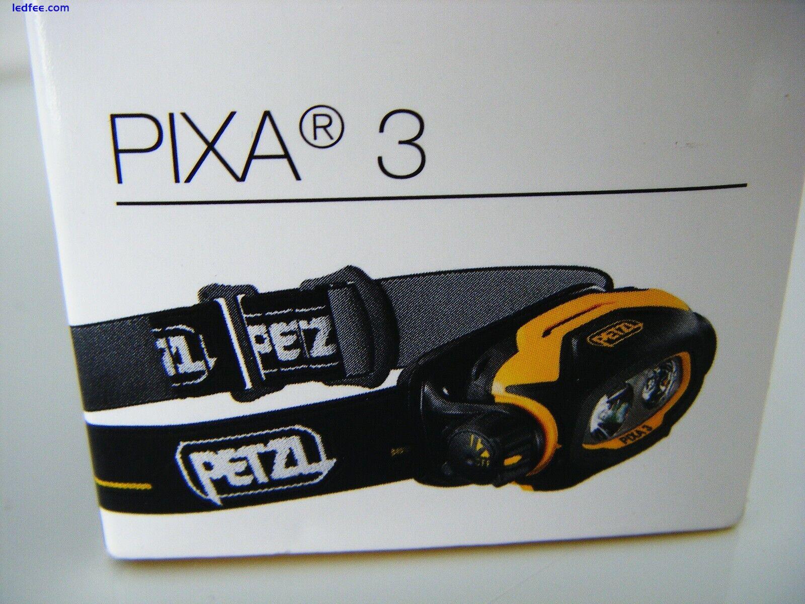 PETZL PIXA 3 HEAD LAMP TORCH ATEX 100 LUMENS ULTRA BRIGHT CAR MECHANIC WALKERS 3 