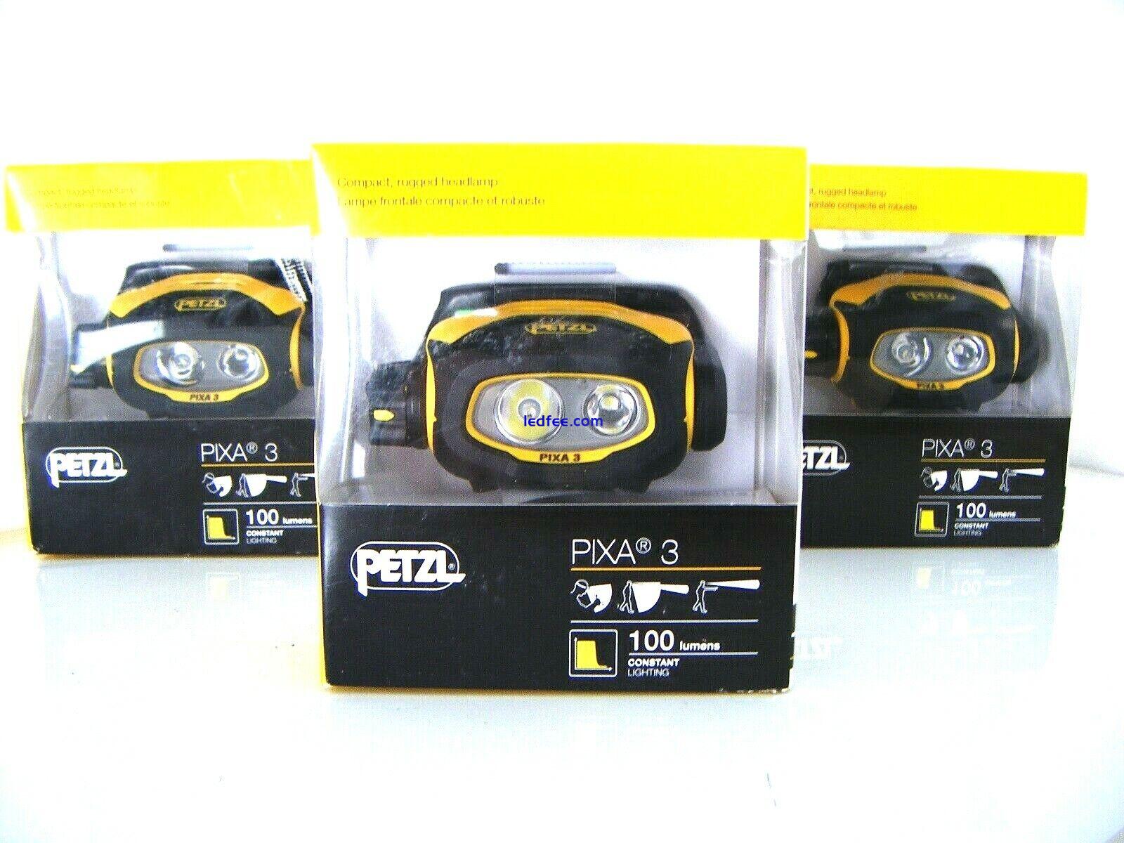 PETZL PIXA 3 HEAD LAMP TORCH ATEX 100 LUMENS ULTRA BRIGHT CAR MECHANIC WALKERS 0 