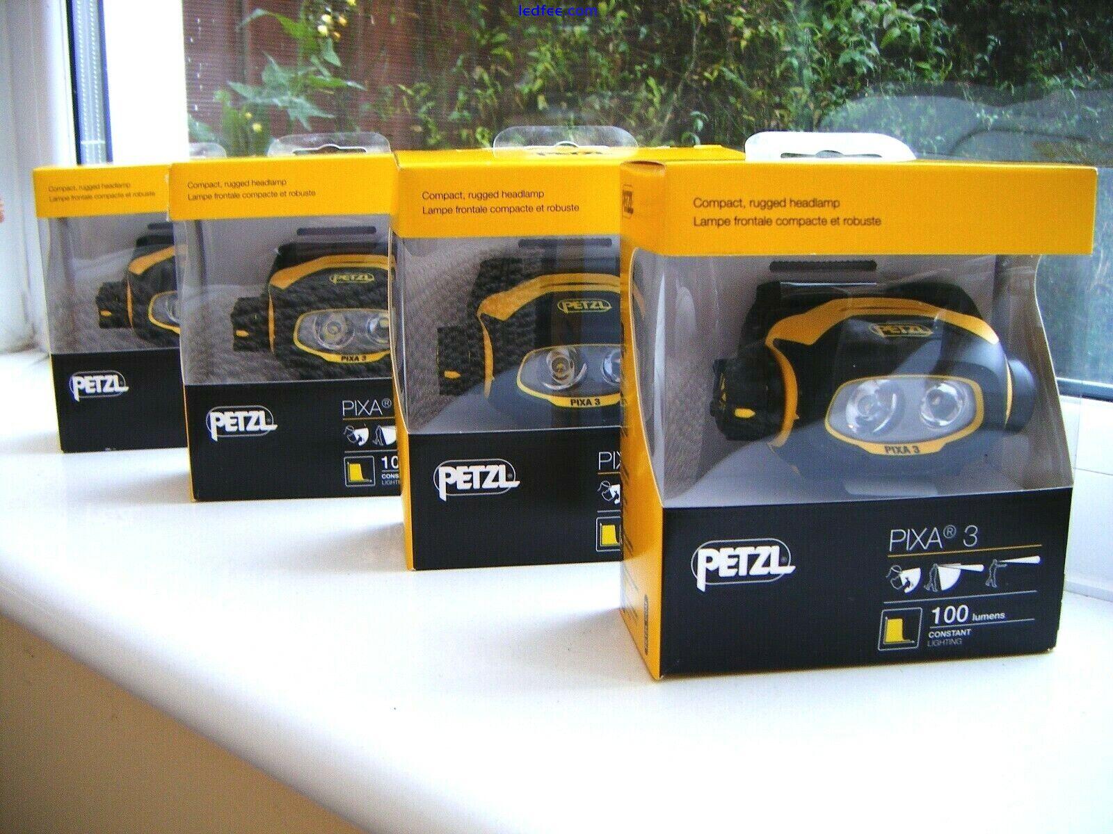 PETZL PIXA 3 HEAD LAMP TORCH ATEX 100 LUMENS ULTRA BRIGHT CAR MECHANIC WALKERS 1 