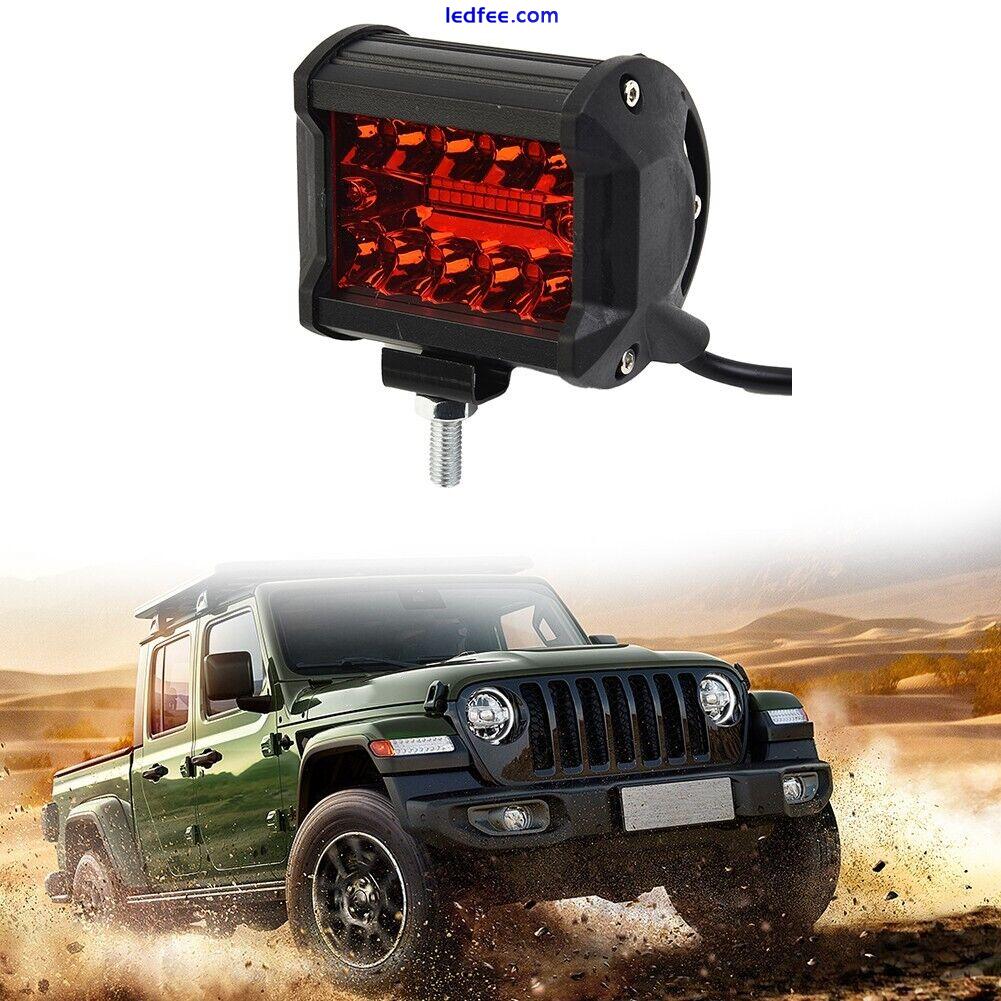 4 Inch LED Work Light Bar Flood Spot-Lights Driving Lamp Offroad Car Truck ATV 0 