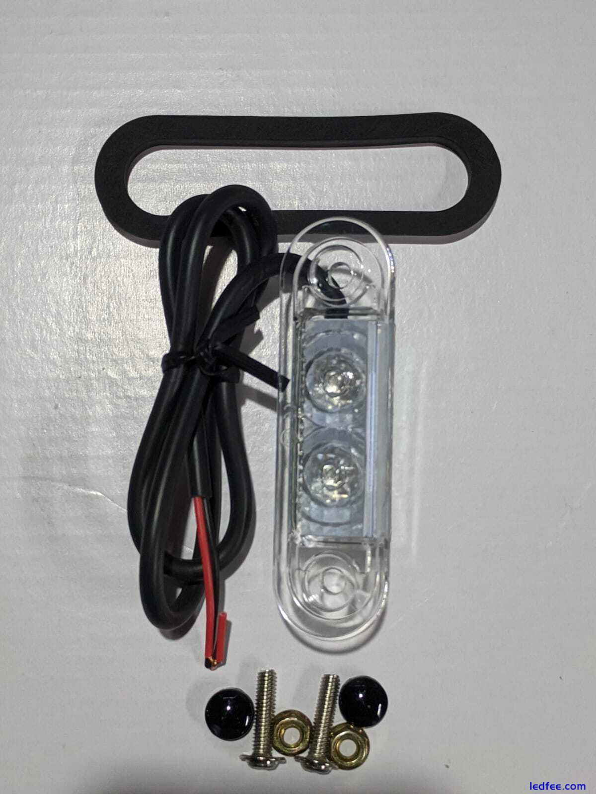 HELLA STYLE LED FLUSH FIT KELSA BAR MARKER LAMP LIGHT 12v 24v 1 