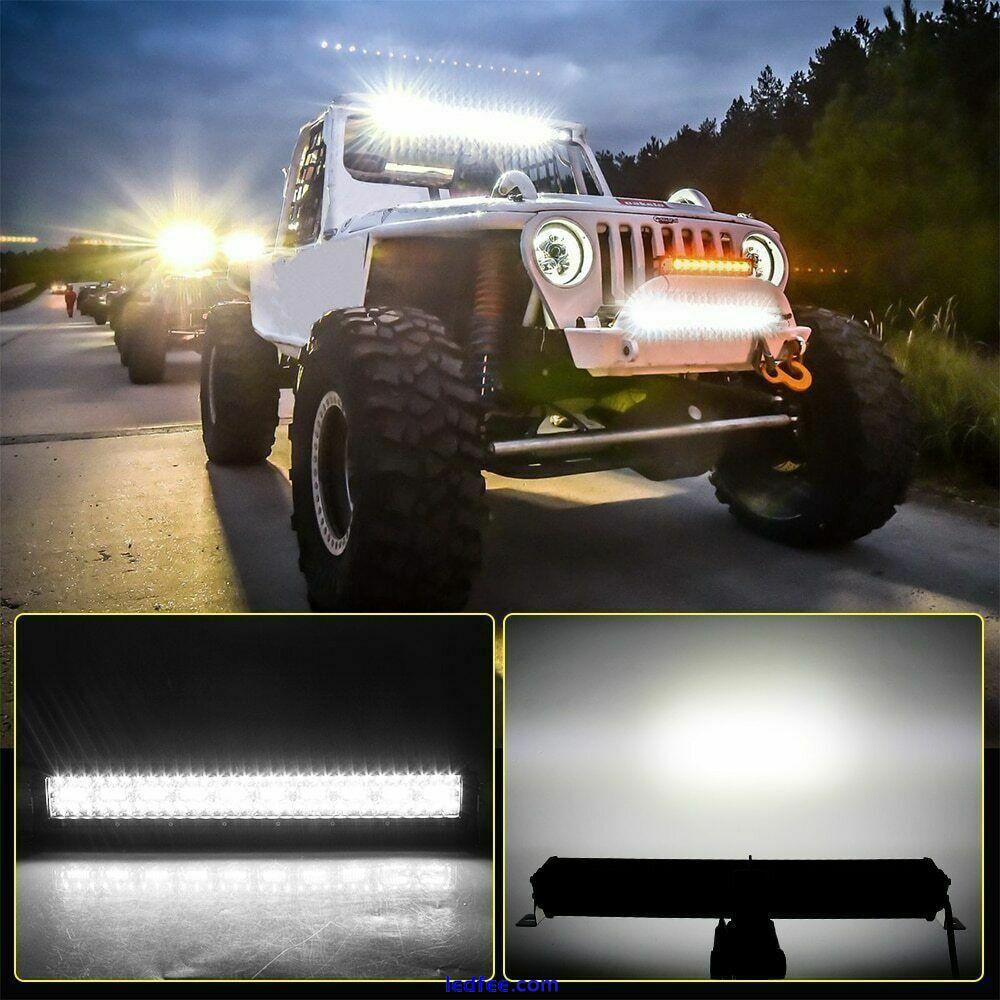 42" LED Light Bar 4x4 Offroad Combo Beam Work Driving offroad for Trucks SUV ATV 4 