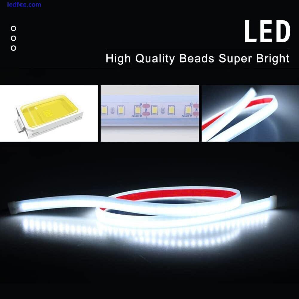 86" Dynamic LED Running Light Front Hood Strip Ambient Lamp For Chevrolet AVEO 1 