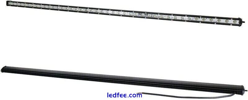 Led Light Work Bar 50" SLIM Lamp Driving Fog Offroad SUV 4WD Car Boat Truck ATV 0 